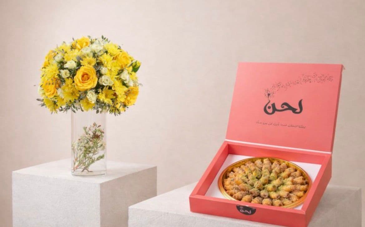 الحلويات مع الورد - نموذج 3